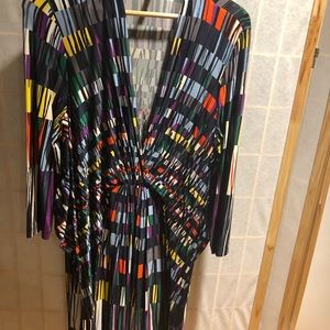 BCBG MaxAzria Faux wrap dress. Size L